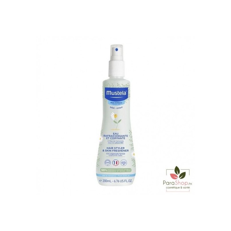 MUSTELA EAU RAFRAICHISSANTE ET COIFFANTE 200ML