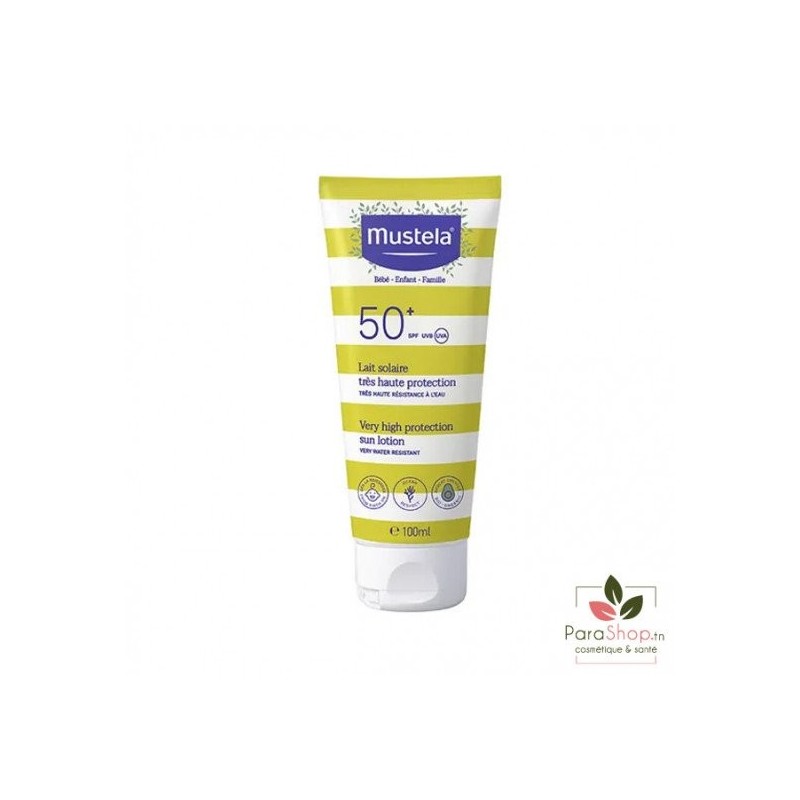 MUSTELA Lait Solaire Tres Haute Protection SPF 50 100ML