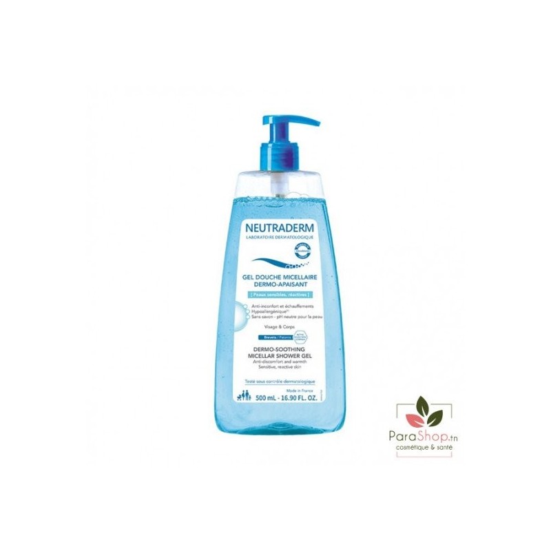 NEUTRADERM Gel Douche Micellaire Dermo Apaisant 500ML
