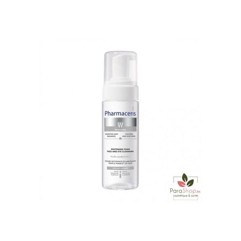 PHARMACERIS W PURI ALBUCIN MOUSSE NETTOYANTE ECLAIRCISSANTE 150ML
