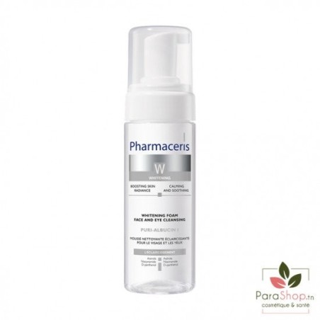 PHARMACERIS W PURI ALBUCIN MOUSSE NETTOYANTE ECLAIRCISSANTE 150ML