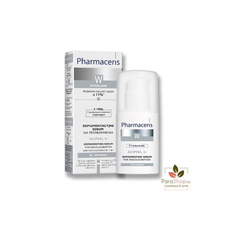 PHARMACERIS W ACIPEEL 3X Depigmenting Serum 30ML