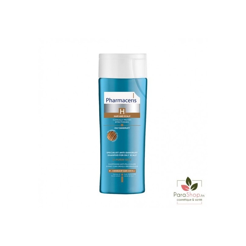 PHARMACERIS H-PURIN OILY SHAMPOOING ANTI-PELLICULES GRASSES 250ML