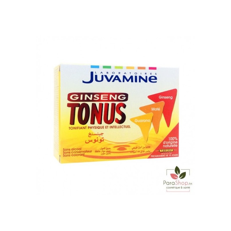 JUVAMINE TONUS GINSENG 10 AMPOULES