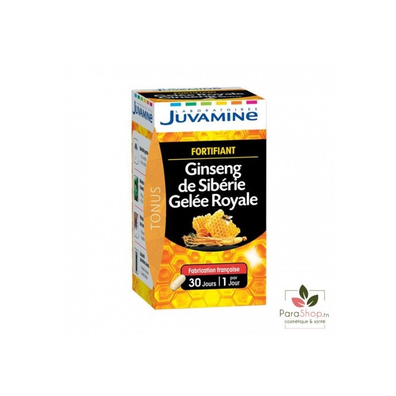 JUVAMINE FORTIFIANT GINSENG DE SIBERIE GELEE ROYALE