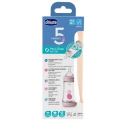 CHICCO BIB PLAS PERFECT5 240ML GIRL / 20223100040