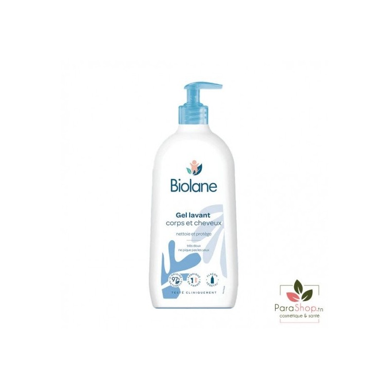 BIOLANE GEL LAVANT CORPS ET CHX 350ML