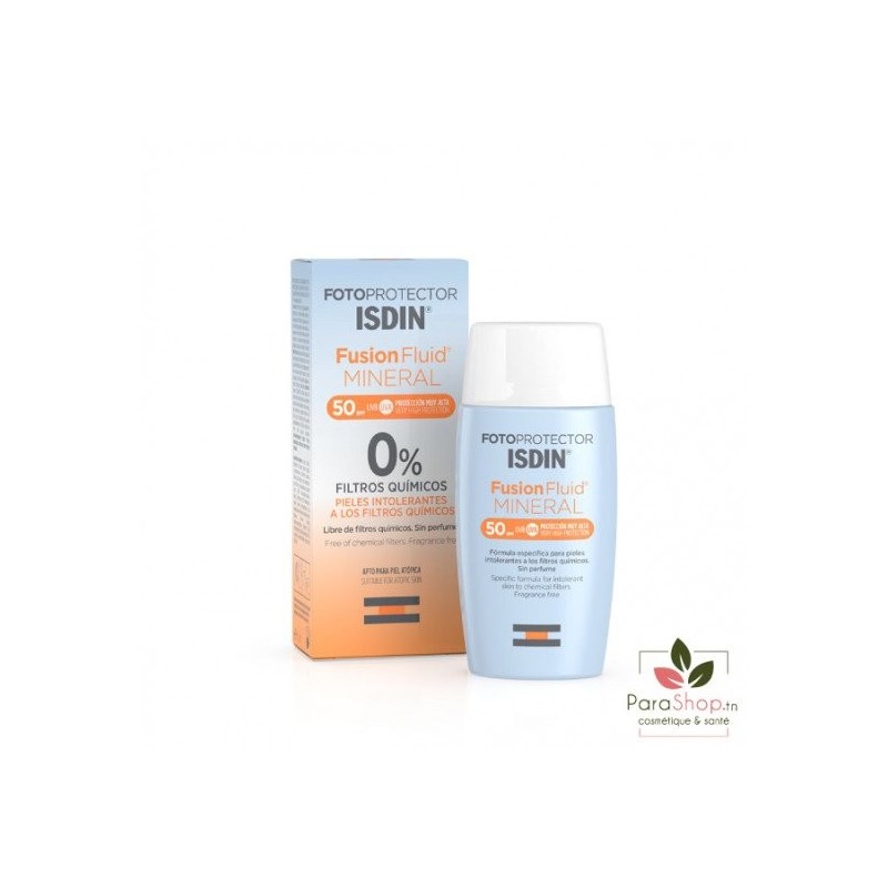 ISDIN ÉCRAN SOLAIRE FUSION FLUIDE MINÉRAL SPF 50+