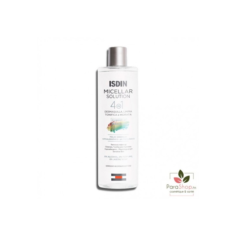 La solution micellaire ISDIN Micellar Solution 4 en 1