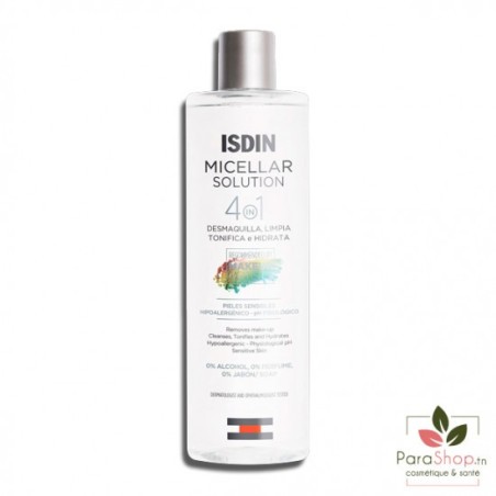 La solution micellaire ISDIN Micellar Solution 4 en 1
