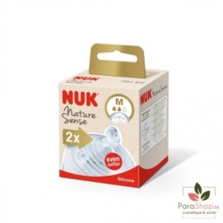 NUK 2 TETINES NATURE SENSE M 6-18 25025