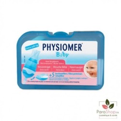 PHYSIOMER MOUCHE BEBE AVEC EMBOUT ET 5 FILTRES JETABLES