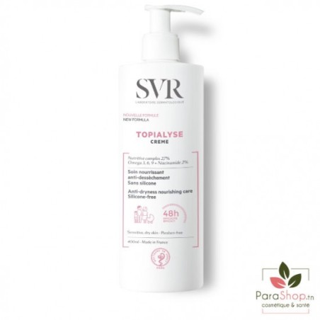 SVR TOPIALYSE CREME SOIN NOURISSANT 400ML