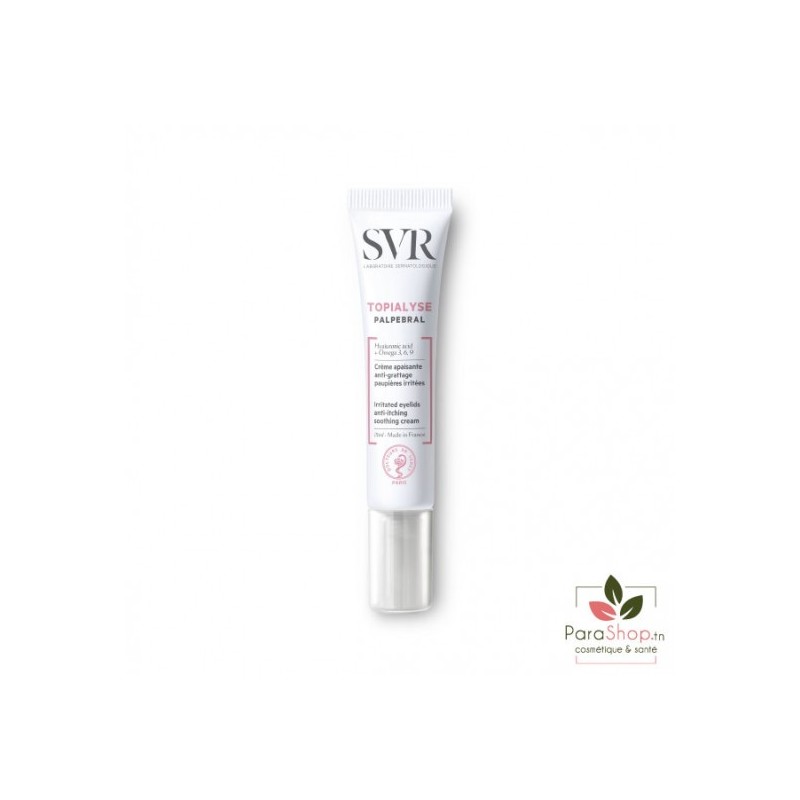 SVR TOPIALYSE PALPEBRAL CREME PAUPIERES IRRITEES 15ML