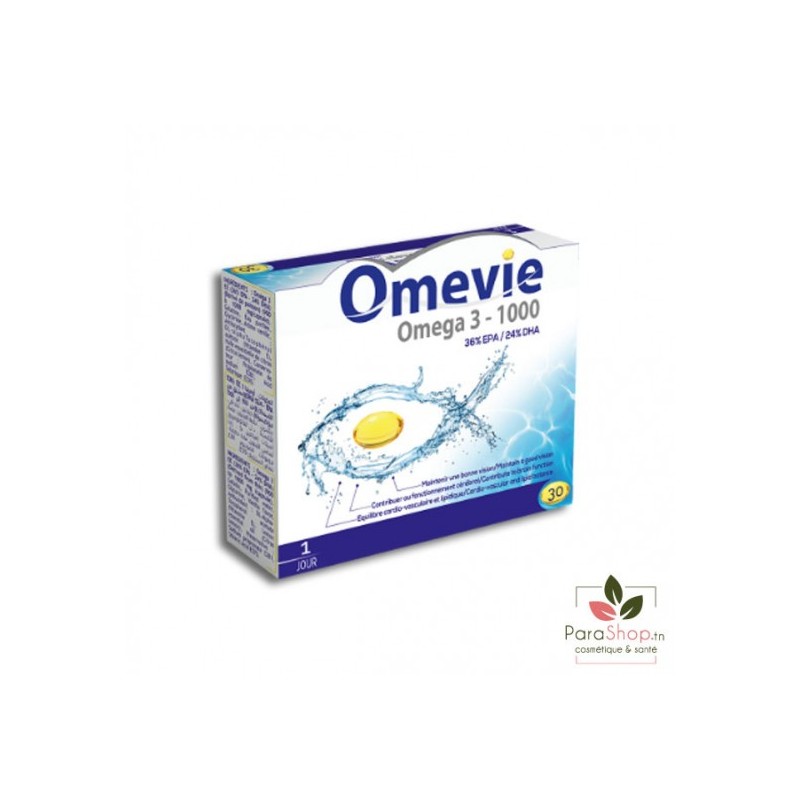 VITAL OMEVIE OMEGA 3 - 1000 GELULES Boite 30