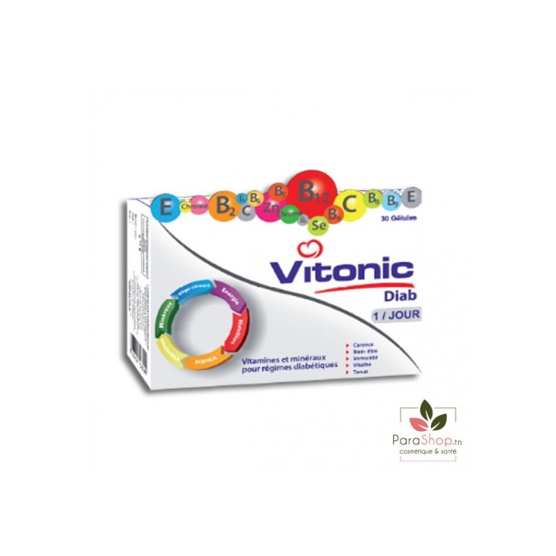 VITAL VITONIC DIAB GELLULES Boite 30