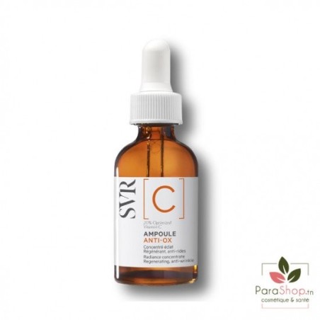 SVR AMPOULE ANTI OX VITAMINE C 20% 30ML TOUS TYPES DE PEAUX