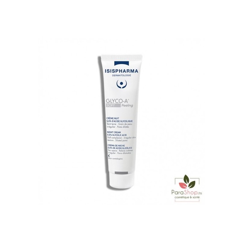 ISISPHARMA GLYCO-A SOFT 5.5% CR NUIT 30ML