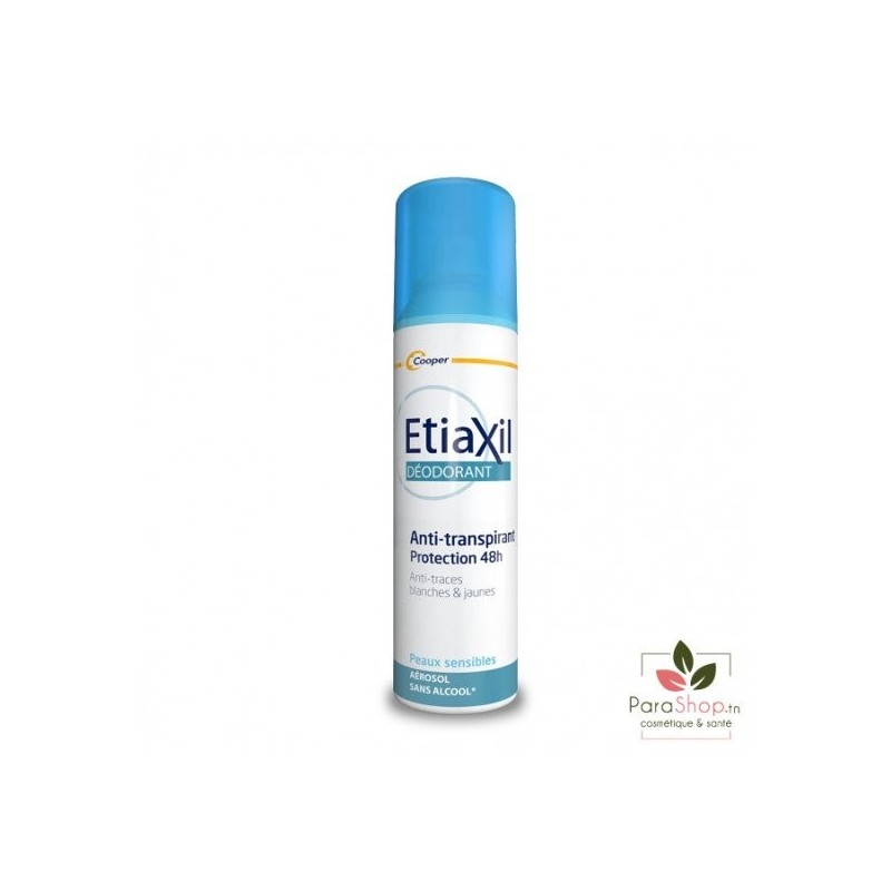 ETIAXIL DEODORANT ANTI TRANSPIRANT 48H Aérosol 150ML