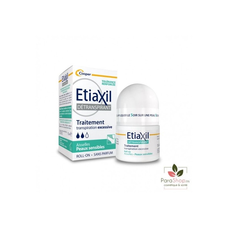 ETIAXIL ROLL-ON DETRANSPIRANT AISSELLES PEAUX NORMALES 15ML