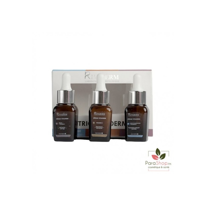 RIVADERM COFFRET TRIO SERUM 3X15ML