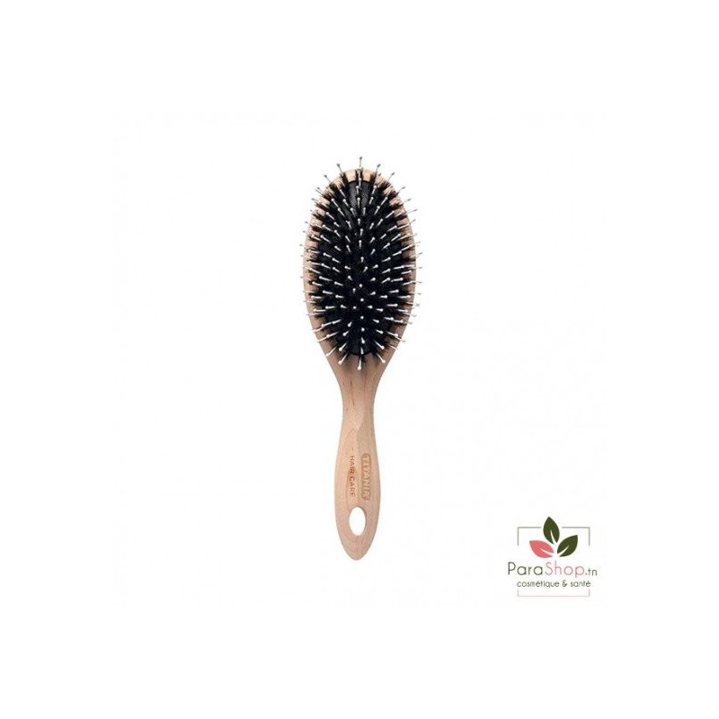 TITANIA BROSSE PNEUMATIQUE NATURE ERABLE SANGLIERS/NYLON 2862