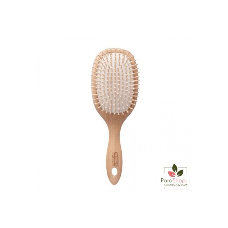 TITANIA BROSSE PNEUMATIQUE NATURE HETRE POILS BOIS 24CM /2871