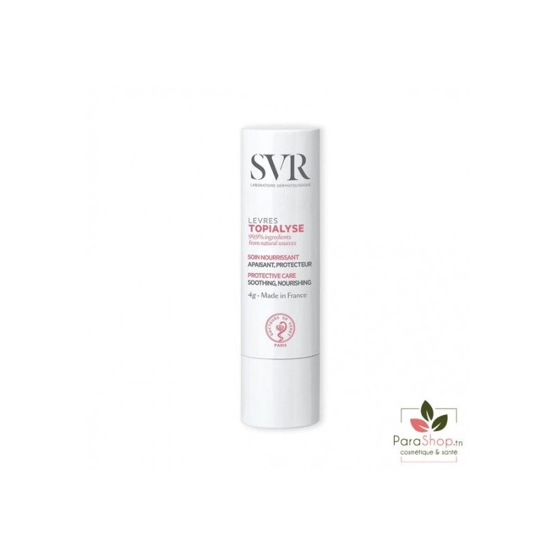 SVR TOPIALYSE STICK LÈVRES - Soin Nourrissant Réparateur 4G