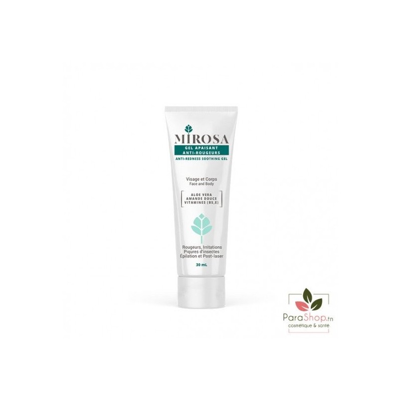 MIROSA GEL APAISANT ANTI ROUGEURS VISAGE ET CORPS 100ML