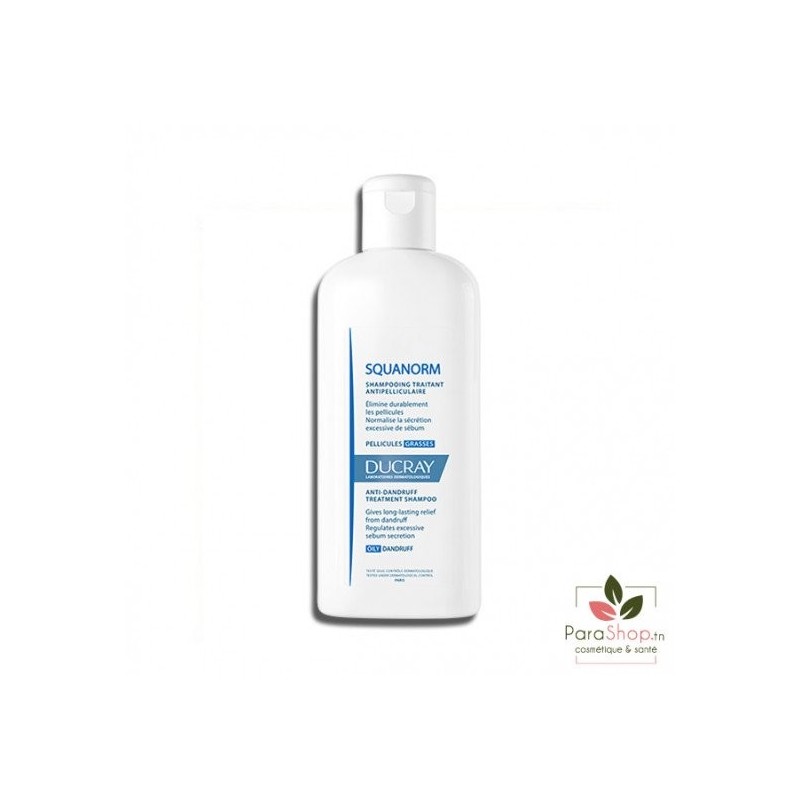 DUCRAY SQUANORM SHAMPOOING PELLICULES GRASSES 200ML