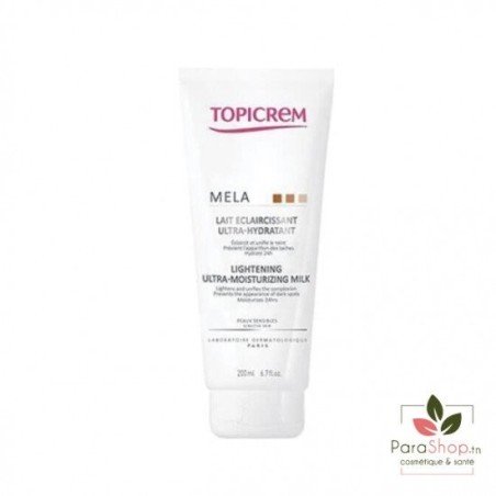 TOPICREM MELA Lait Eclaircissant Ultra Hydratant 200ML
