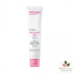 Topicrem hydra+ creme hydratante eclat riche 40ml