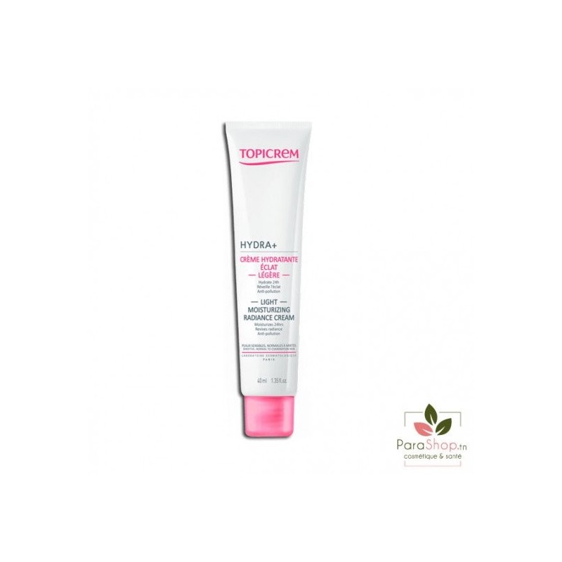 Topicrem hydra+ creme hydratante eclat legere 40ml