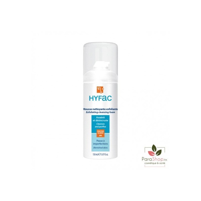 HYFAC MOUSSE NETTOYANTE EXFOLIANTE 150 ML