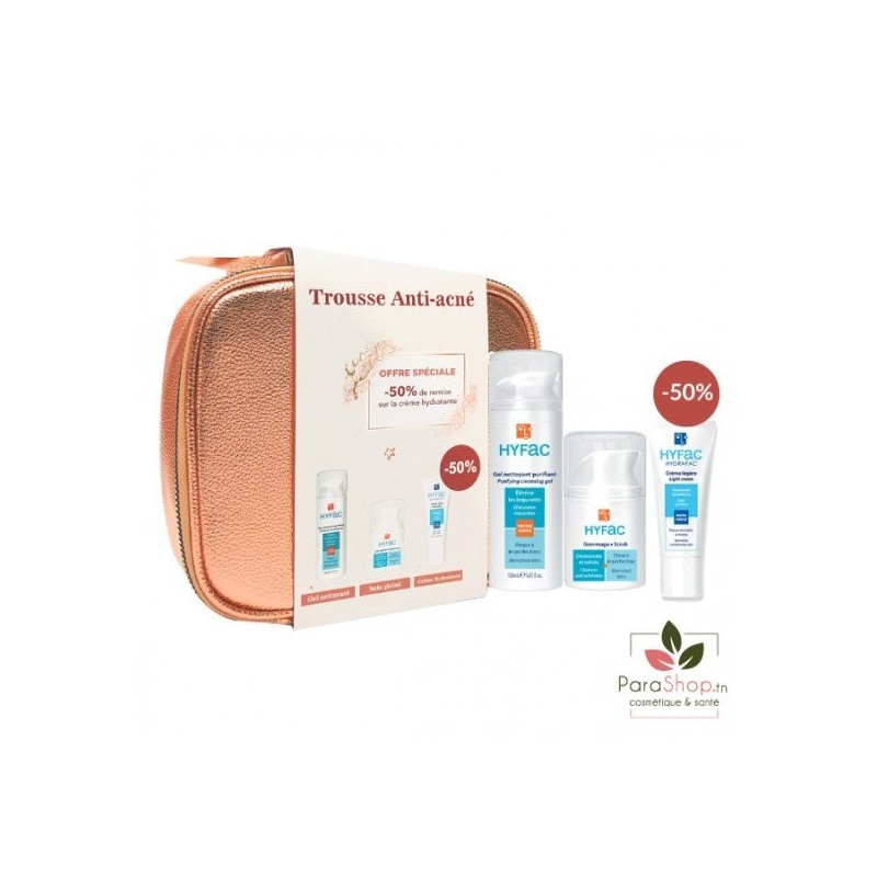 HYFAC TROUSSE GEL.NET 150ML+SOIN GLOBAL WOMEN+CR.LEGERE 50%