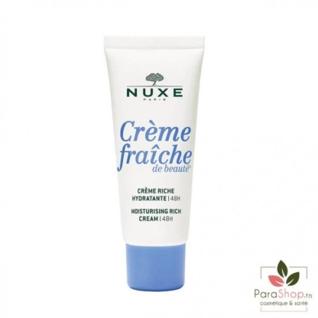 NUXE CREME.FRAICHE HYDRATANTE 48H RICHE PEAUX SECHE 30 ML+CR.HYDR 3EN1 GR