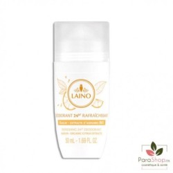 LAINO DEODORANT RAFRAICHISSANT 24H AGRUMES BIO 50ML