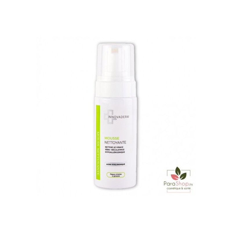 INNOVADERM MOUSSE  NETTOYANTE PEAU GRASSES 150ML