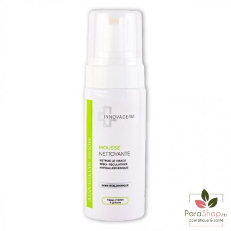 INNOVADERM MOUSSE  NETTOYANTE PEAU GRASSES 150ML