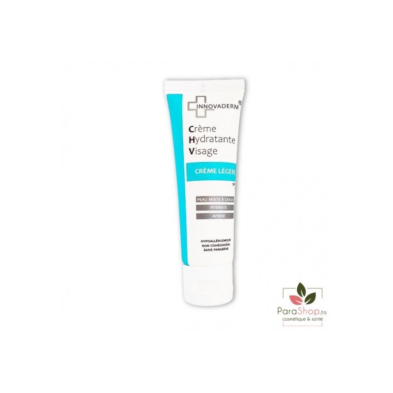 INNOVADERM CREME LEGERE ACIDE HYALURONIQUE PEAU MIXTE A GRASSE SPF20 50ML