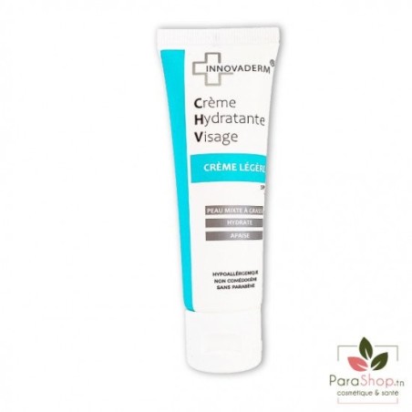 INNOVADERM CREME LEGERE ACIDE HYALURONIQUE PEAU MIXTE A GRASSE SPF20 50ML