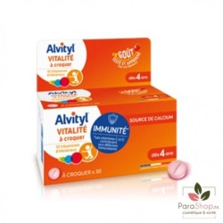 ALVITYL VITALITE A CROQUER GOUT FRAISE 30 COMPRIMES