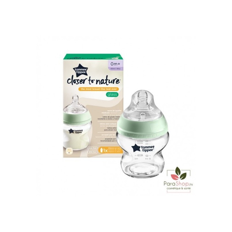 TOM.TIPPEE BIB 0M+ VERRE 150ML REF 42243790